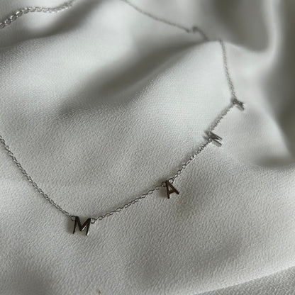 Collar mama mayúsculas Silver - El jardín de las joyas