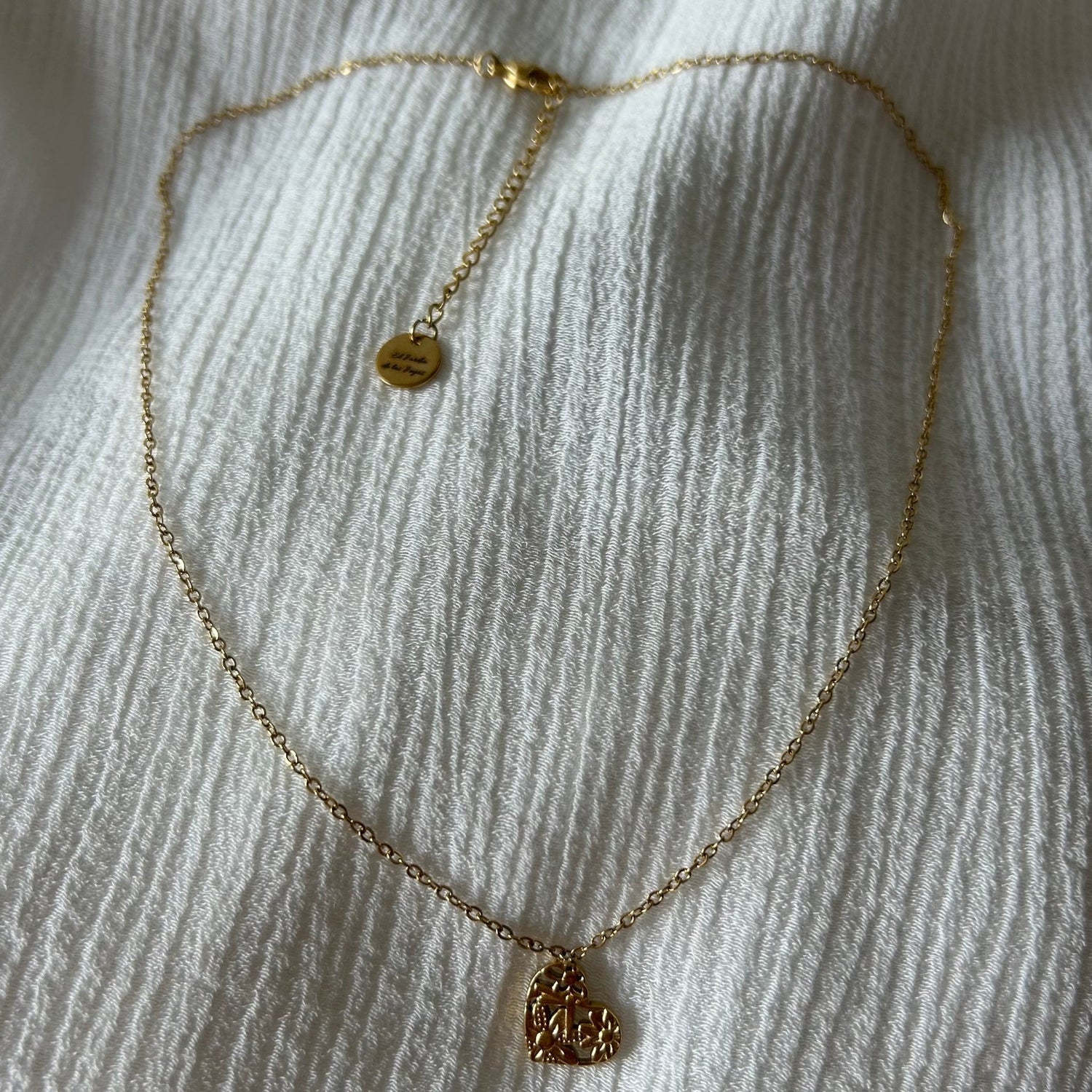 Collar Corazón de libélula - El jardín de las joyas