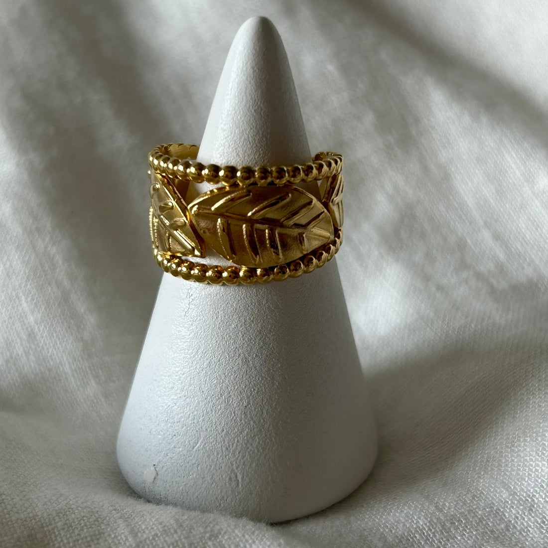 Anillo Focus Gold - El jardín de las joyas