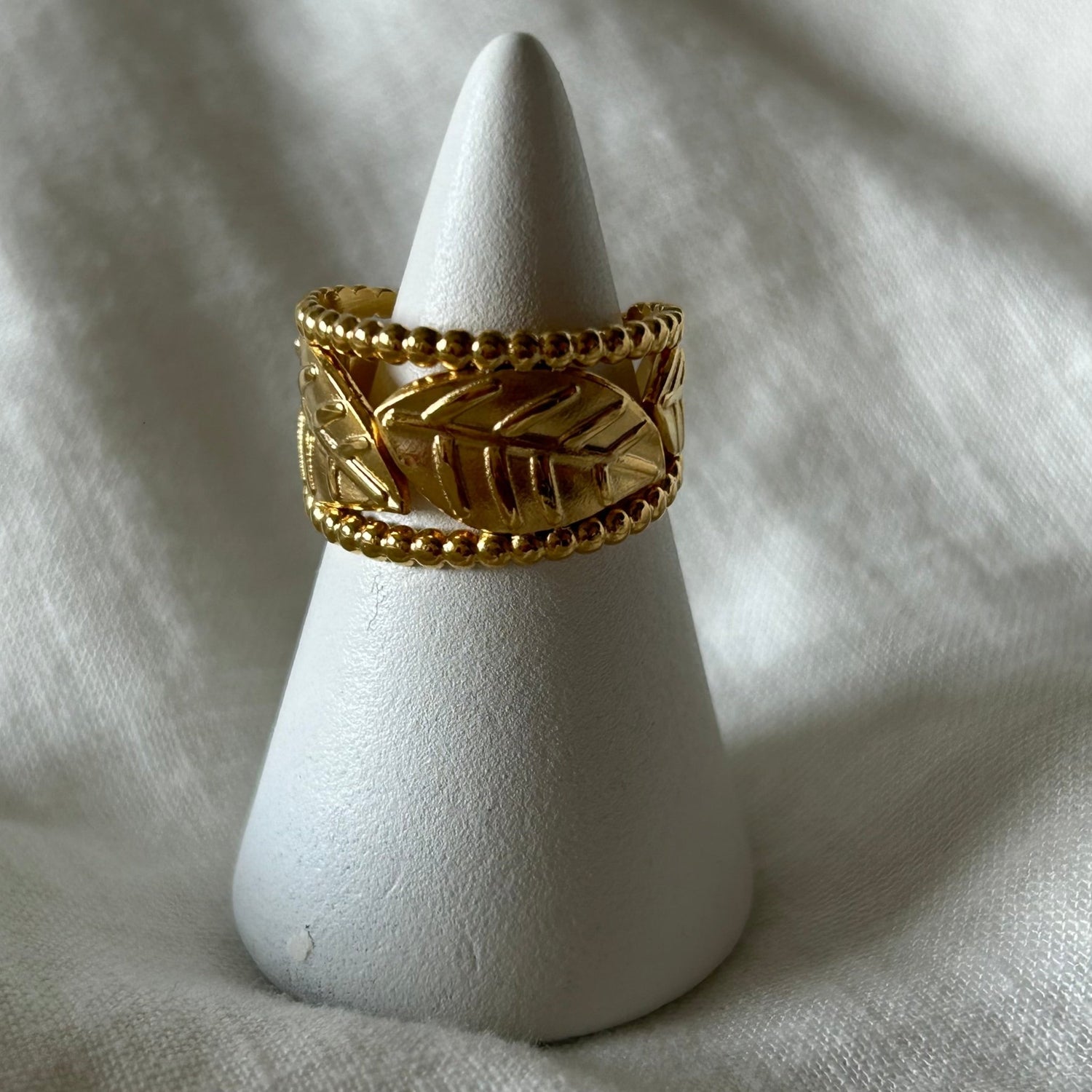 Anillo Focus Gold - El jardín de las joyas
