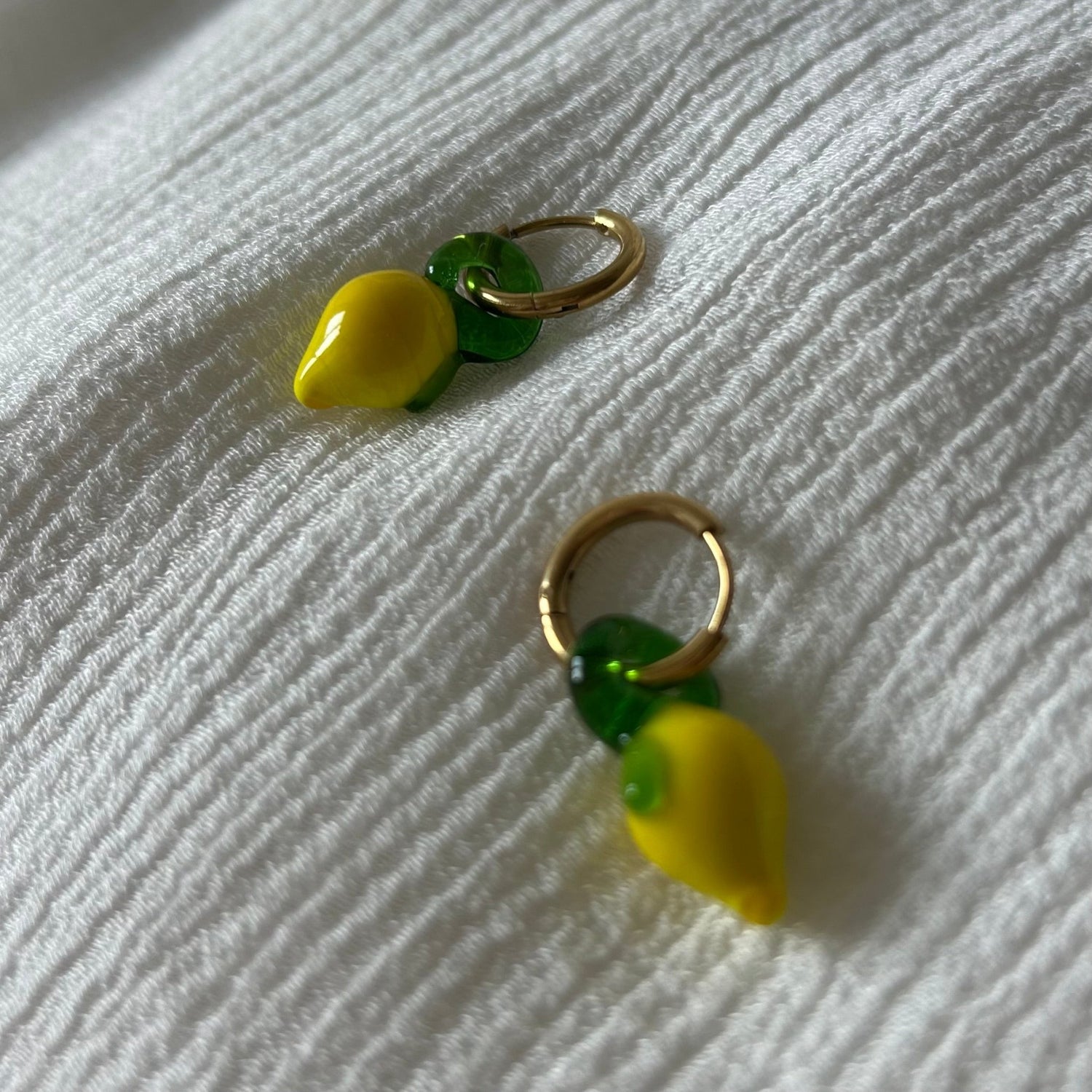 Pendientes limón - El jardín de las joyas