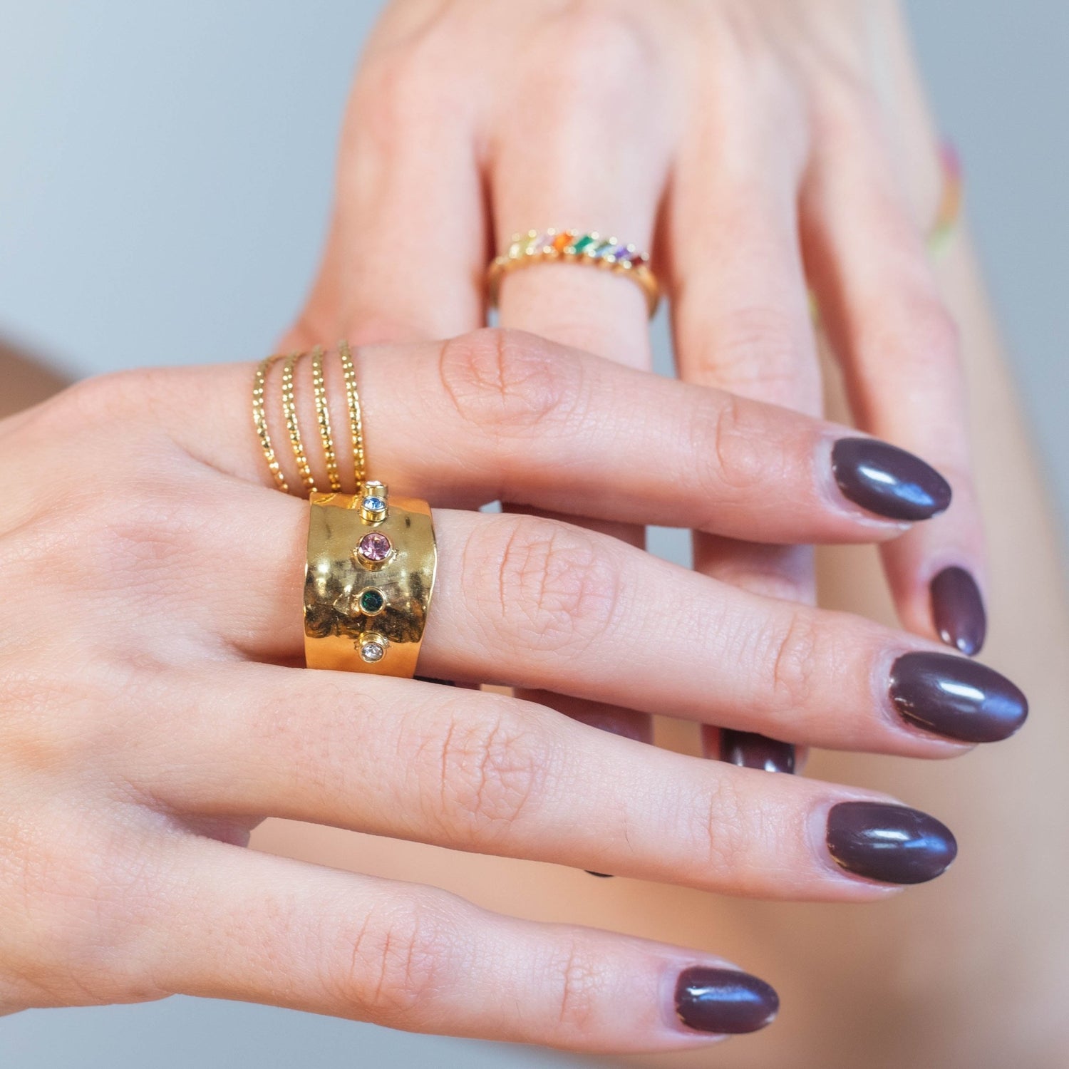 Anillo jazmín - El jardín de las joyas