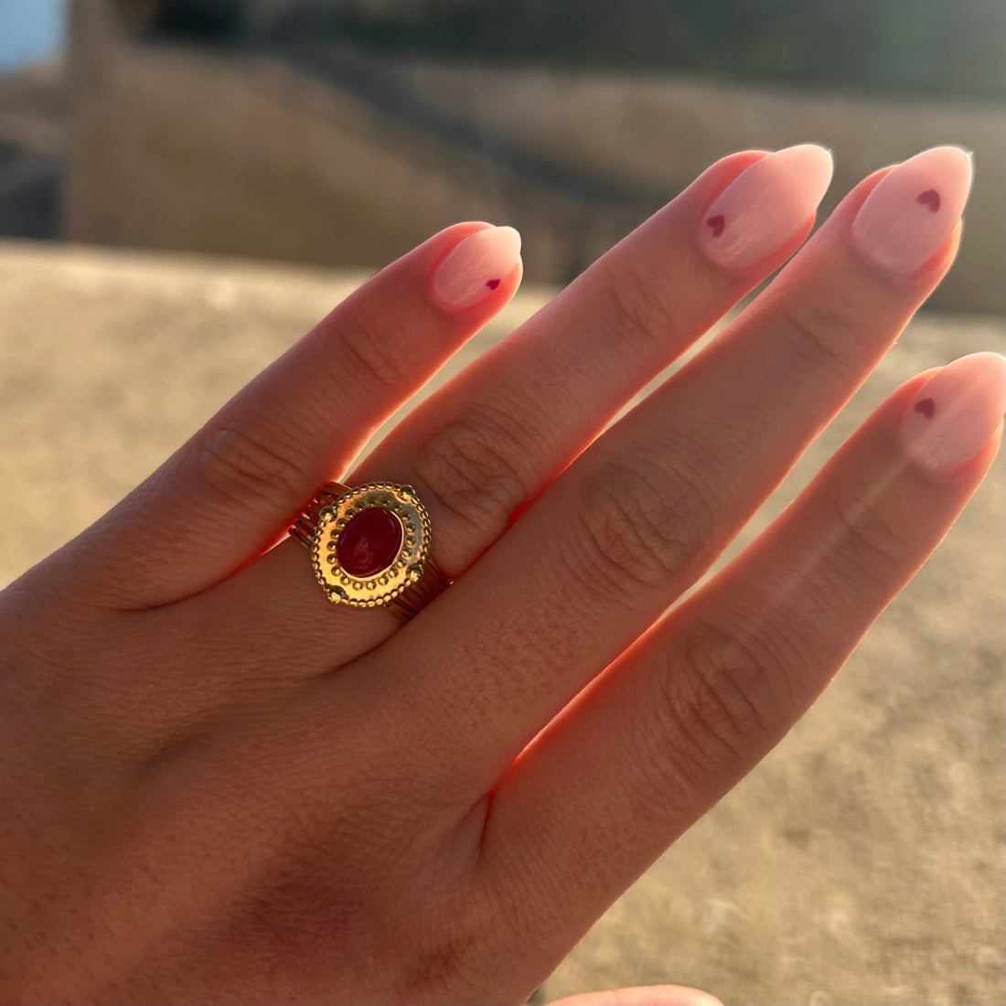 Anillo Granada - El jardín de las joyas