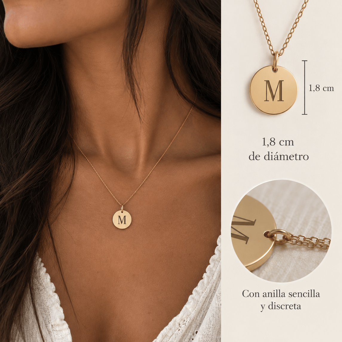 Collar personalizado con nombre / inicial ✨ - El jardín de las joyas