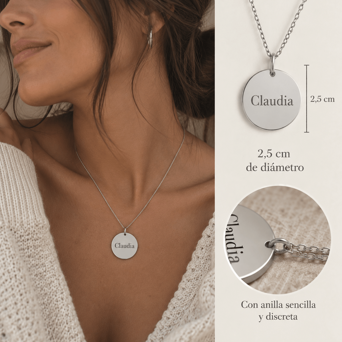 Collar personalizado con nombre / inicial ✨ - El jardín de las joyas