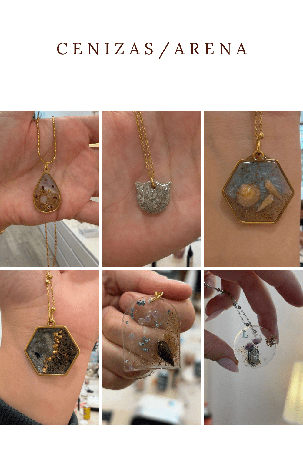 Taller Collar de resina Día 5 de Septiembre 12:30✨ - El jardín de las joyas