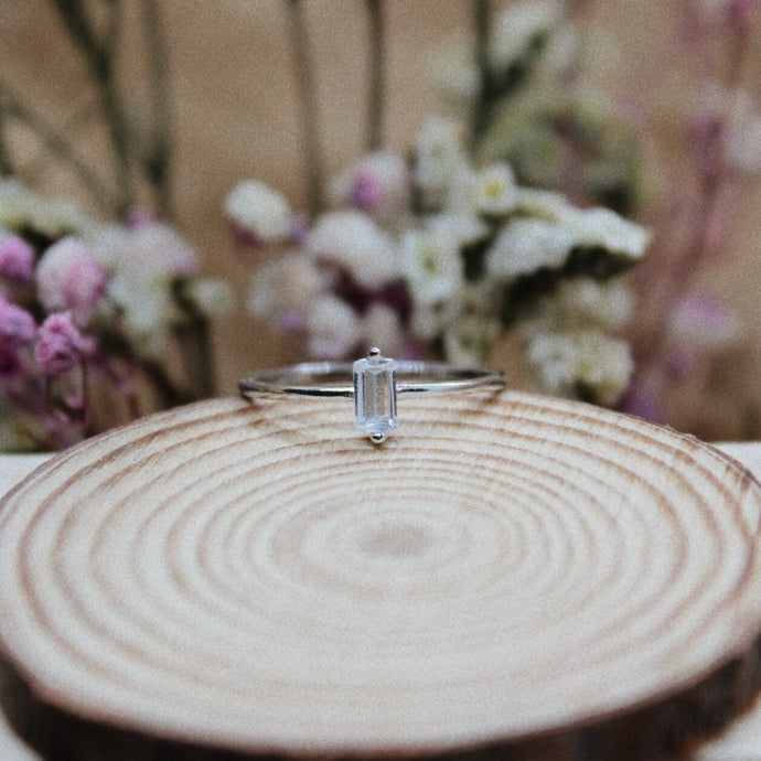 Anillo Malva Silver - El jardín de las joyas