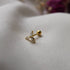 Pearcing Trébol Gold - El jardín de las joyas