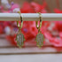 Pendientes Calatea Gold - El jardín de las joyas