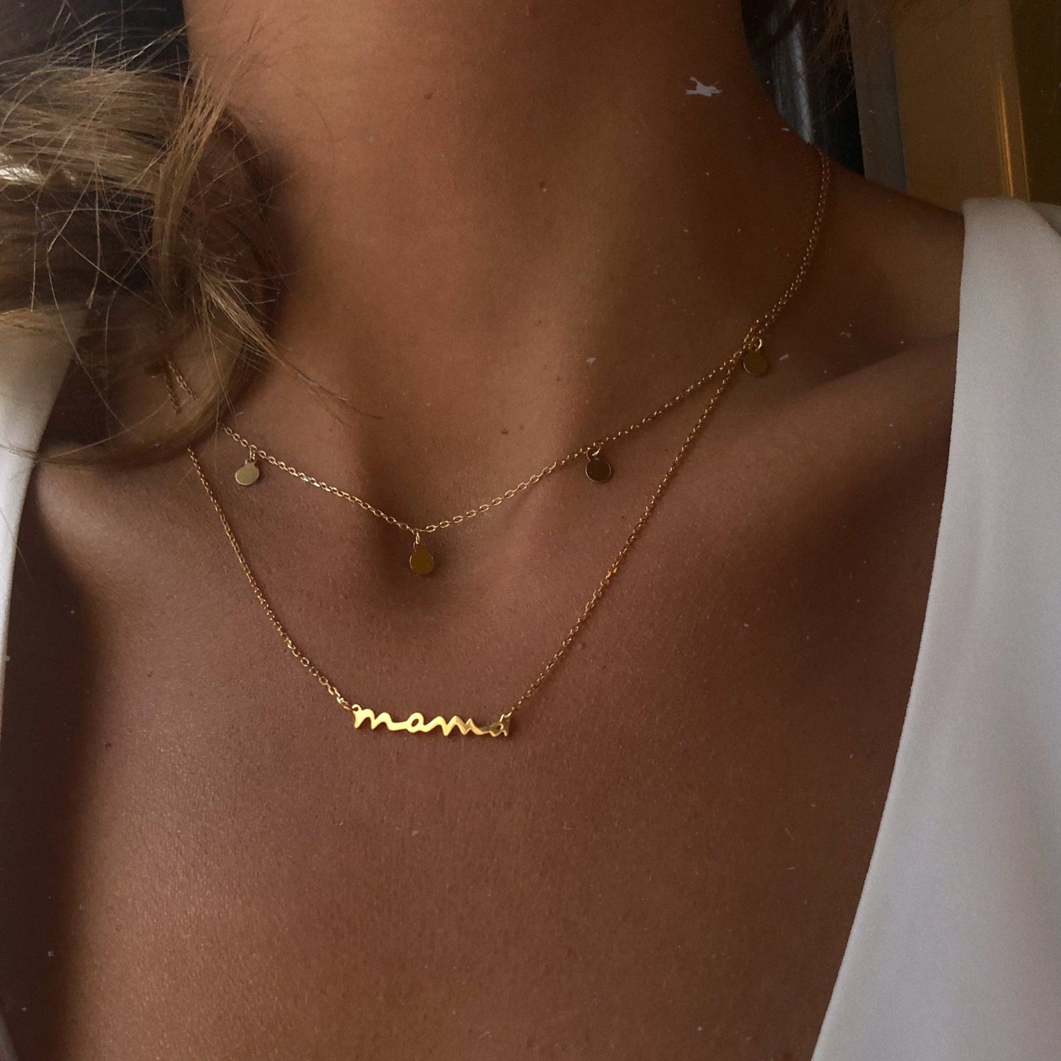 Collar mama Gold - El jardín de las joyas